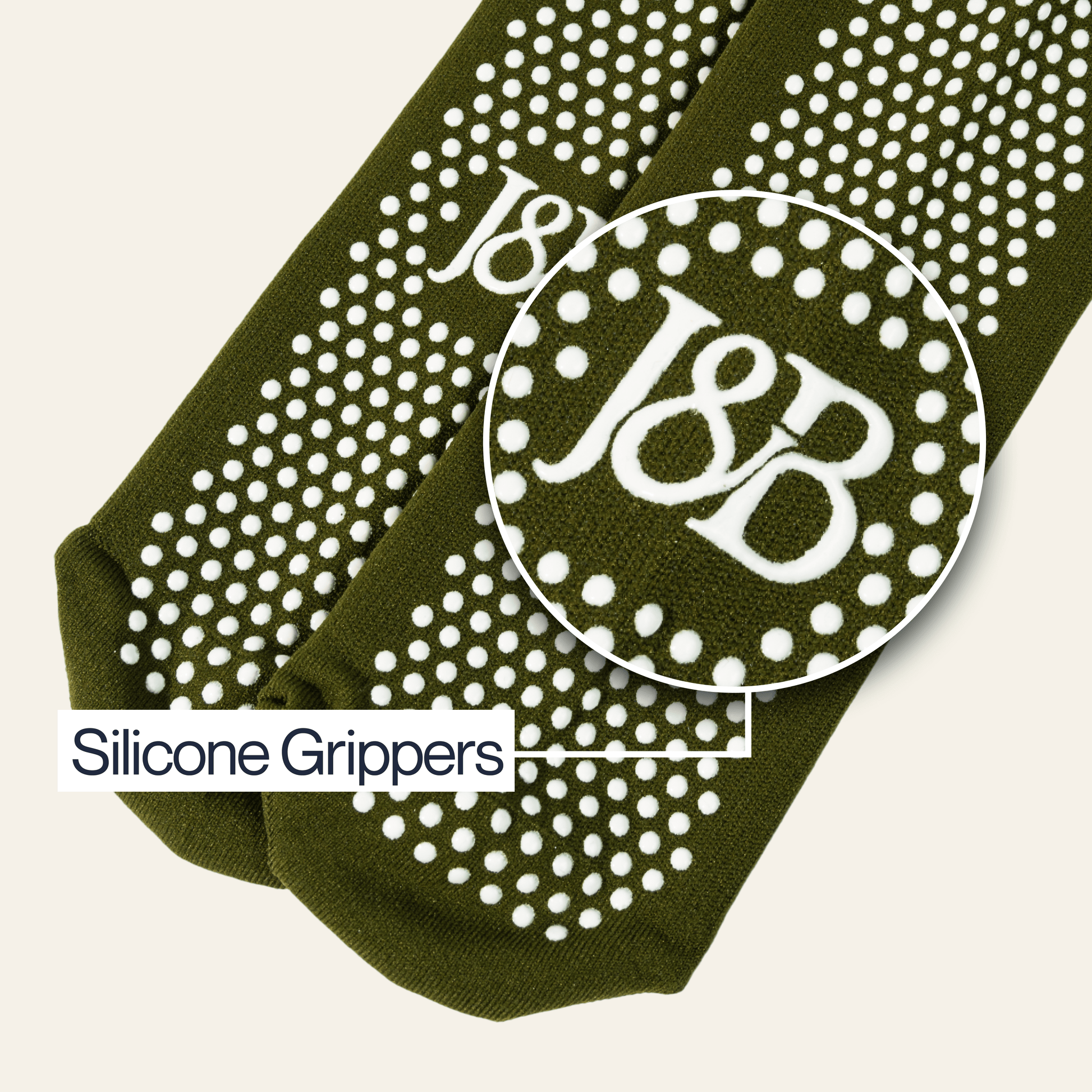 ["Joe & Bella Big-Grip No-Slip Compression Socks: 3-Pack", "Green"]