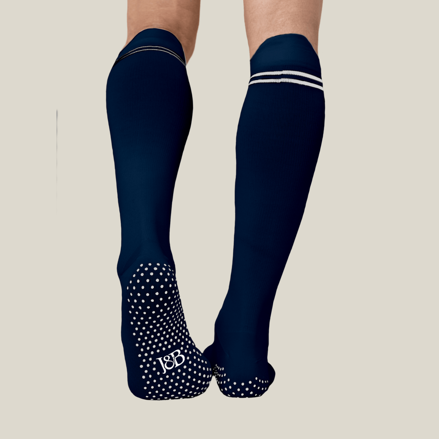 Joe & Bella Big-Grip No-Slip Compression Socks: 3-Pack #Dark Navy