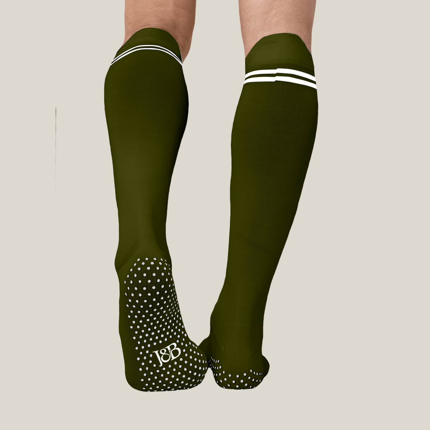 Joe & Bella Big-Grip No-Slip Compression Socks: 3-Pack#Green