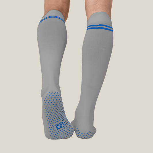 Joe & Bella Big-Grip No-Slip Compression Socks: 3-Pack#Grey