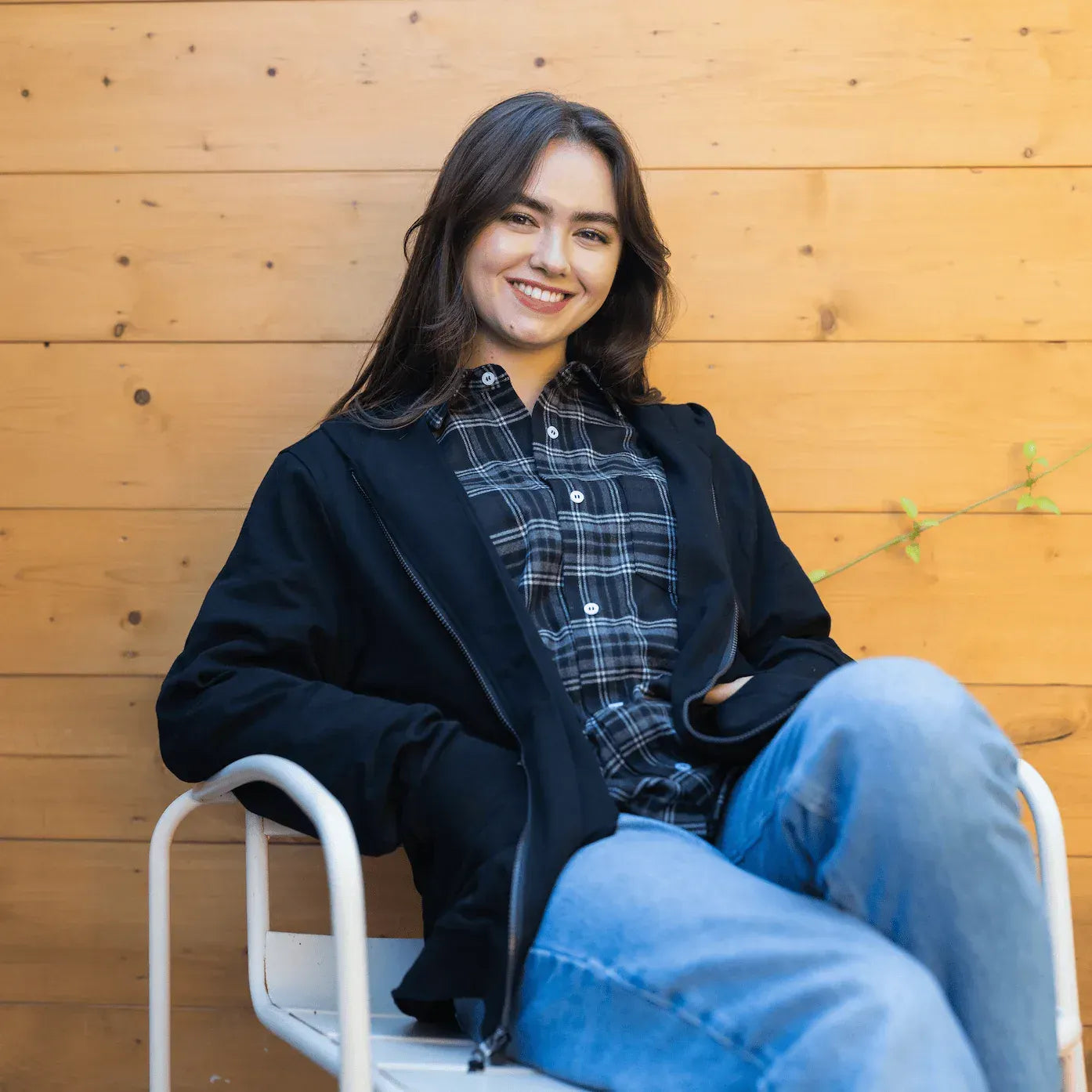 ["Joe & Bella Black / S HoodEase™: The Magnetic-Zip-Up Hoodie for Women ", "Black"]