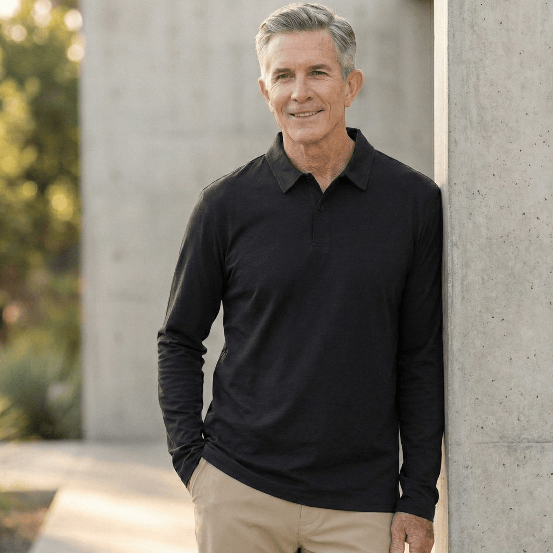 ["Joe & Bella Men's Everyday Polo", "Black"]