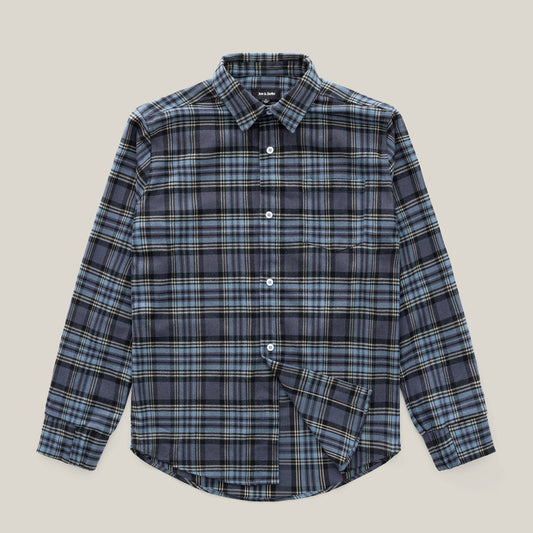 Joe & Bella S Everyday Magnetic Flannel for Men#Blue Plaid