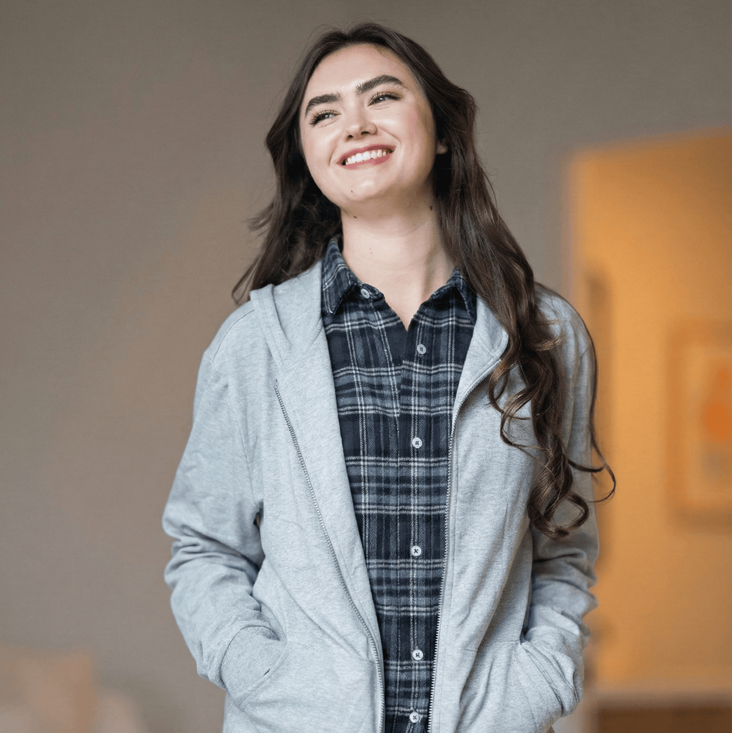 Joe & Bella Everyday Magnetic Flannel for Men #Blue Plaid