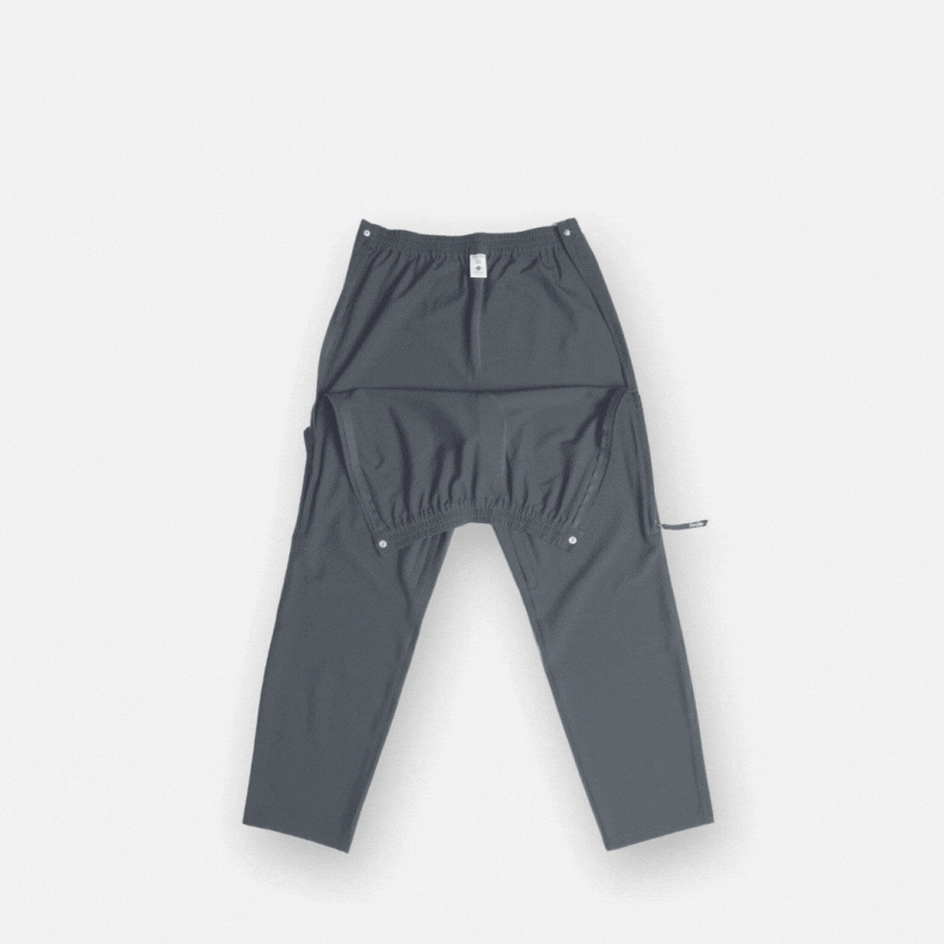 ["Joe & Bella CareZips® Men's Access Pants ", "Slate Grey"]