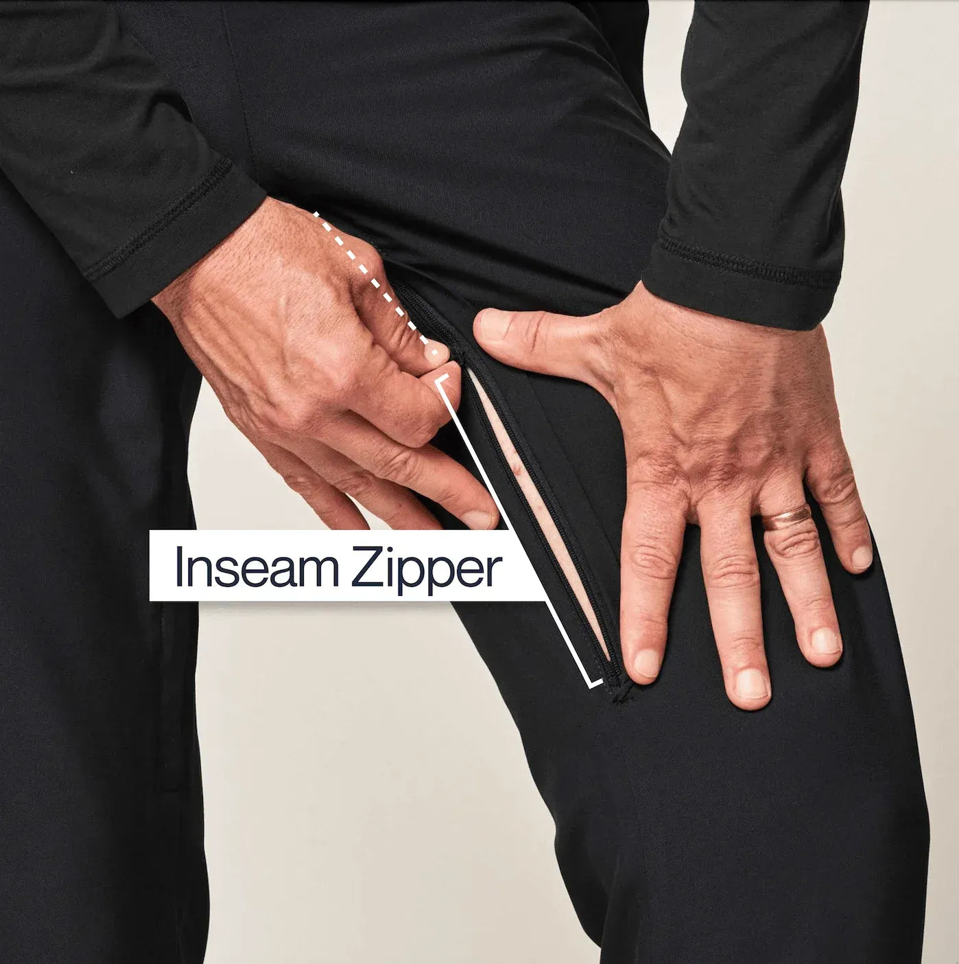 Joe & Bella CareZips® Men's Access Pants  #Black