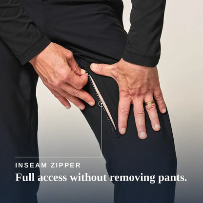Joe & Bella CareZips® Men's Adaptive Pants #Black