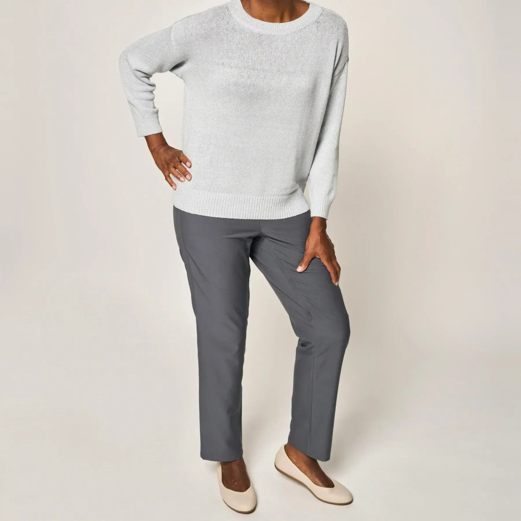 ["Joe & Bella CareZips® Women's Adaptive Pants ", "Grey"]