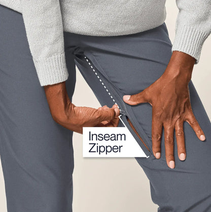 Joe & Bella CareZips® Women's Access Pants #Grey