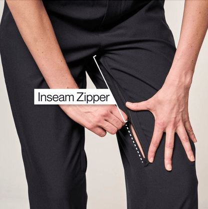 Joe & Bella Black / XS CareZips® Women's Adaptive Pants#Black