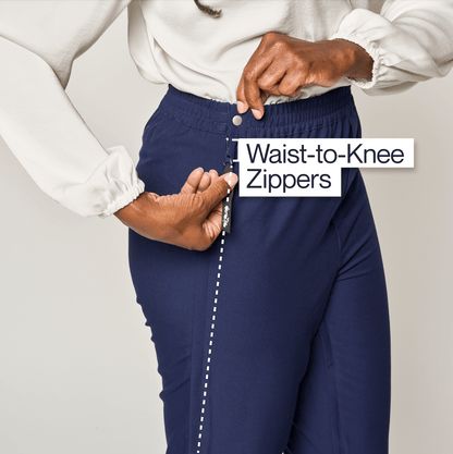 Joe & Bella CareZips® Women's Adaptive Pants#Navy