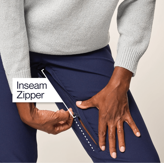 Joe & Bella CareZips® Women's Adaptive Pants#Navy