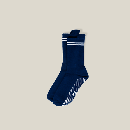 Joe & Bella Black / REG Everyday Gripper Socks 3-Pack#Dark Navy