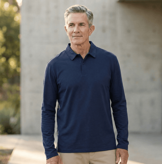 Joe & Bella Men's Everyday Polo#Dark Navy