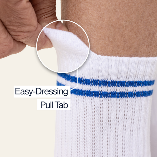 Joe & Bella REG / White Everyday Gripper Socks#White
