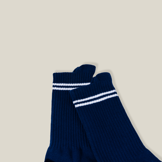 Joe & Bella Black / REG Everyday Gripper Socks 3-Pack#Dark Navy