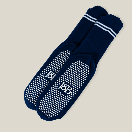 Joe & Bella Black / REG Everyday Gripper Socks 3-Pack#Dark Navy