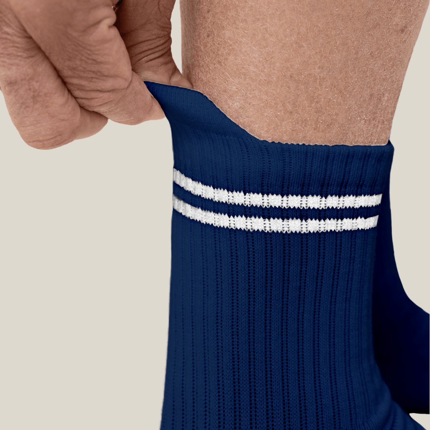 Joe & Bella Black / REG Everyday Gripper Socks 3-Pack#Dark Navy