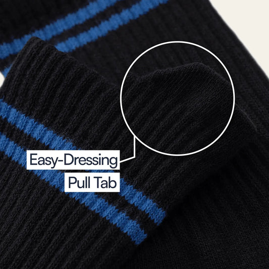 Joe & Bella Everyday Gripper Socks 3-Pack #Black