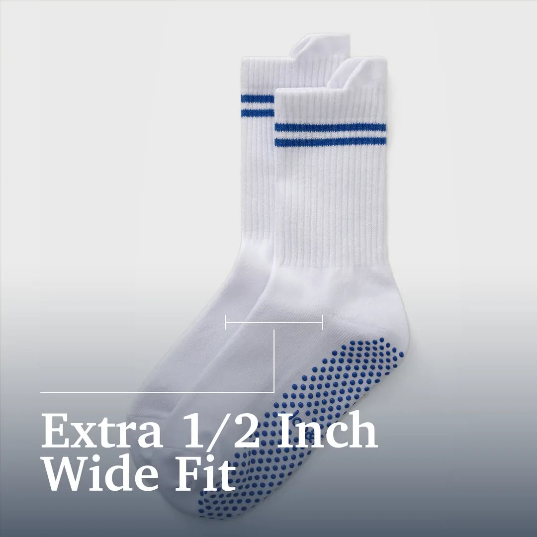 Joe & Bella Everyday Gripper Socks 3-Pack #White