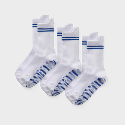 Joe & Bella Everyday Gripper Socks 3-Pack #White