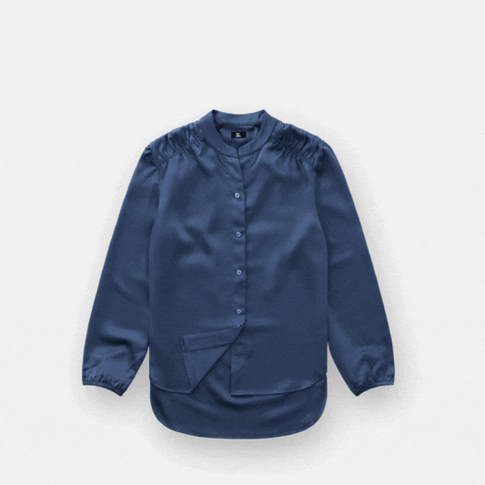 Joe & Bella Slate Blue / XS Everyday Magnetic Button Blouse for Women#Slate Blue