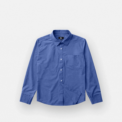 Joe & Bella Heathered Blue / S Everyday Magnetic Button-Down for Men | Tailored-Fit #Heathered Blue