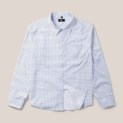 Joe & Bella White Check / S Everyday Magnetic Button-Down for Men | Tailored-Fit #White Check