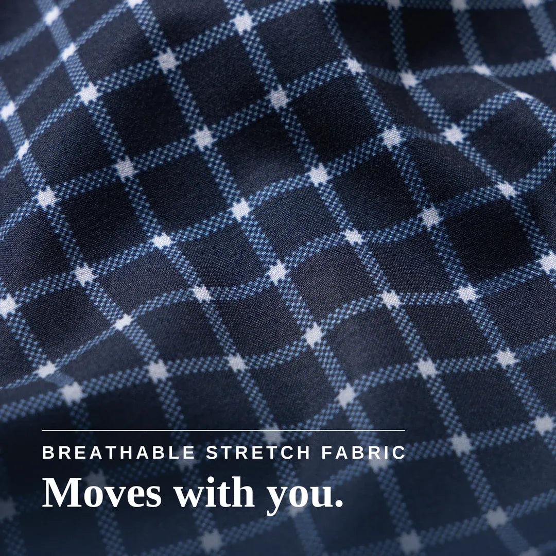 ["Tailored-Fit ", "Navy Check"]
