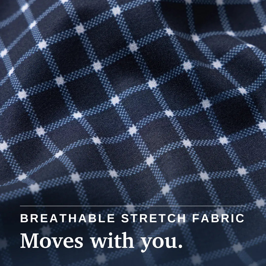 ["Tailored-Fit ", "Navy Check"]