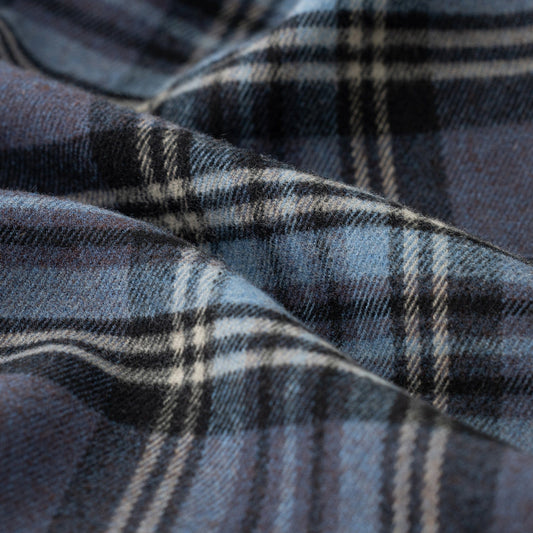 Joe & Bella S Everyday Magnetic Flannel for Men#Blue Plaid