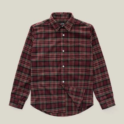 Joe & Bella Red Plaid / S Everyday Magnetic Flannel for Men #Red Plaid