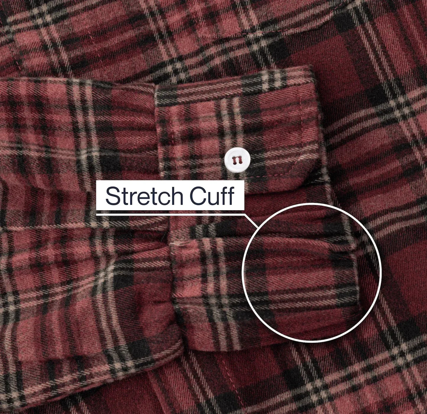 Joe & Bella Red Plaid / S Everyday Magnetic Flannel for Men #Red Plaid