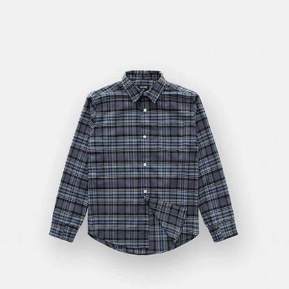 Joe & Bella Everyday Magnetic Flannel for Men #Blue Plaid