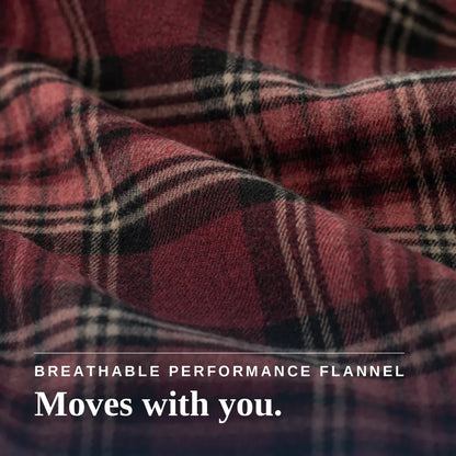 Joe & Bella Red Plaid / S Everyday Magnetic Flannel for Men #Red Plaid