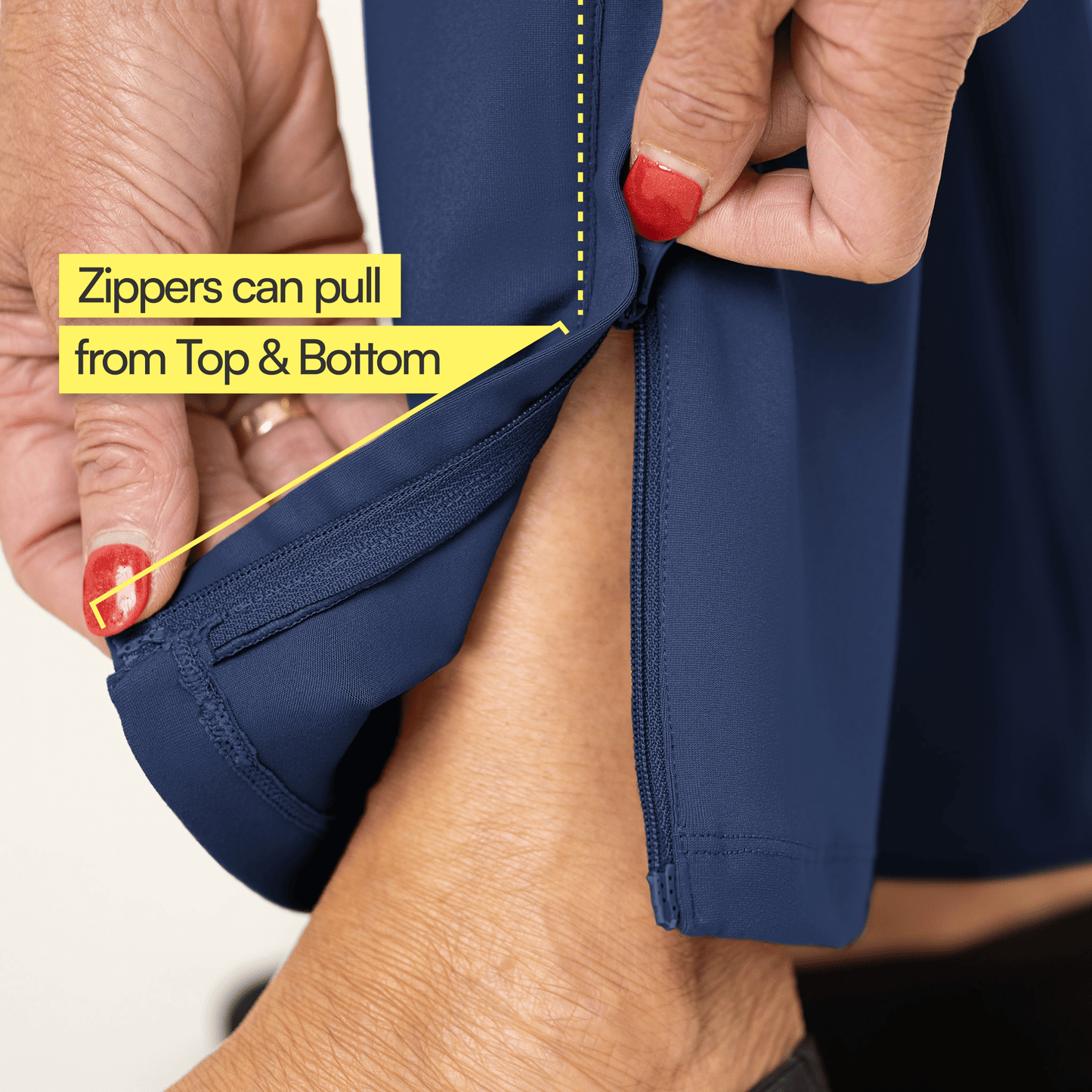 Joe & Bella Everyday Side-Zip Pant for Women #Navy