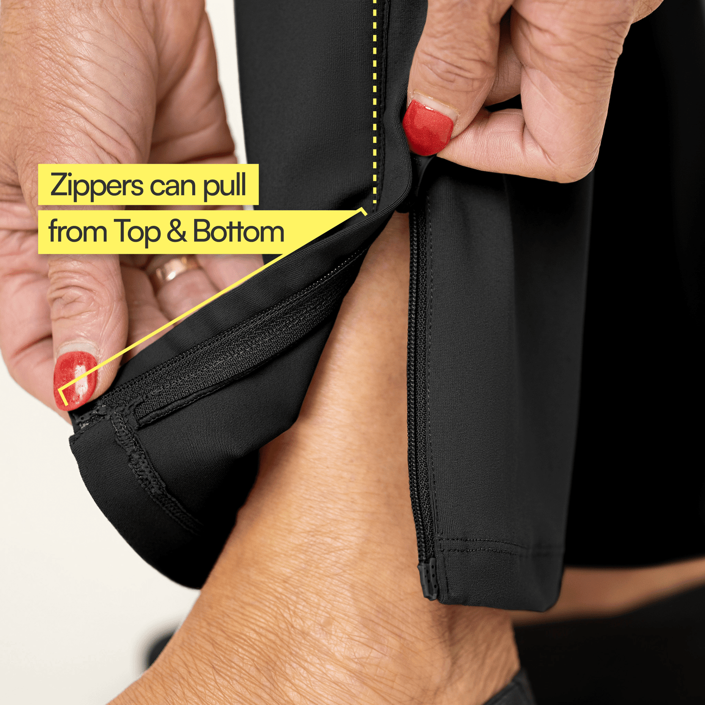 Joe & Bella Everyday Side-Zip Pant for Women #Black