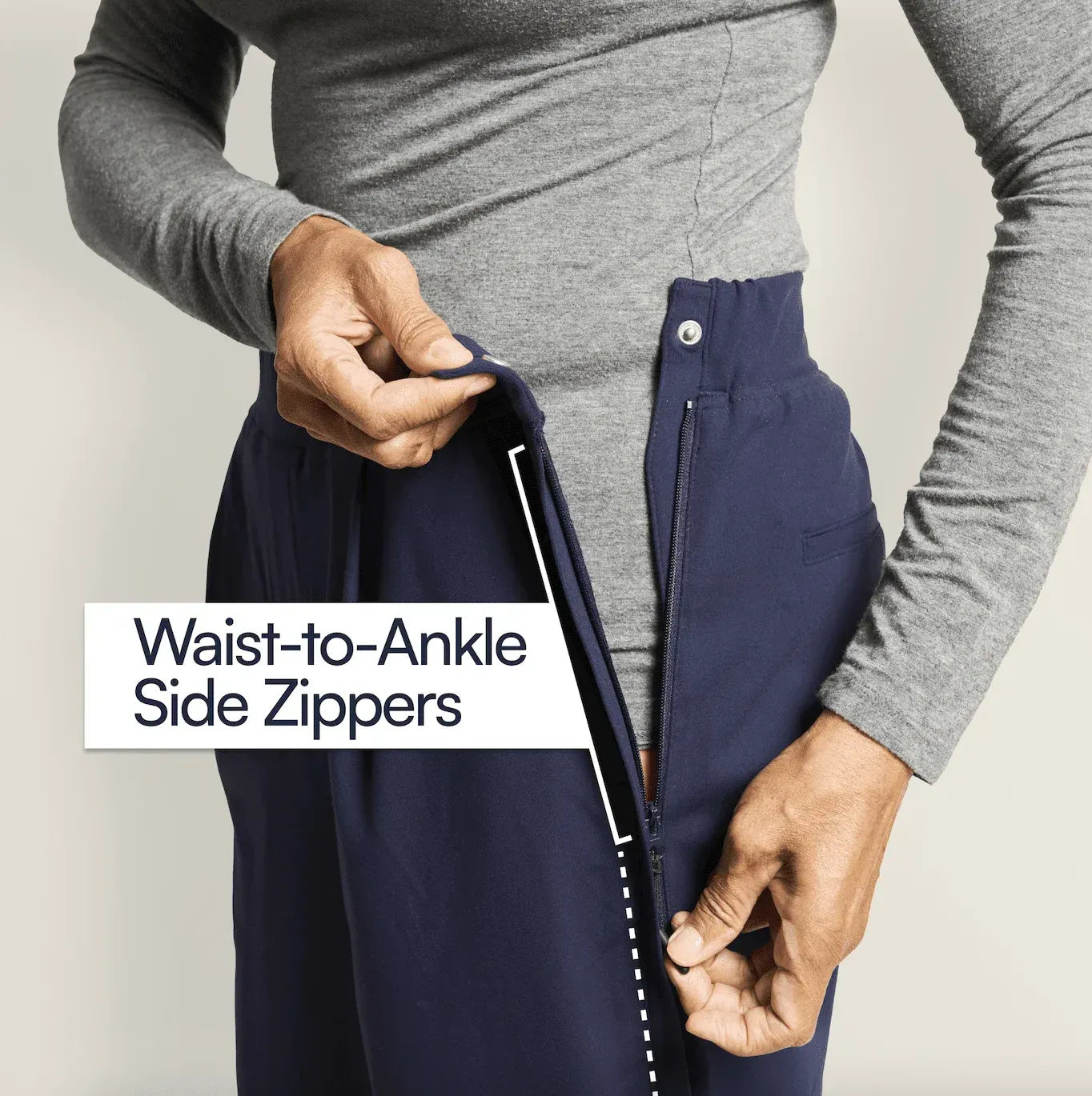 Joe & Bella Everyday Side-Zip Pant for Women #Navy