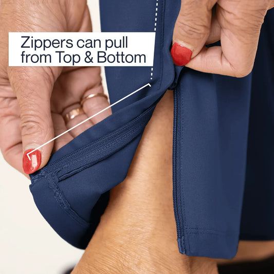 Joe & Bella Navy / S Everyday Side-Zip Pant for Women #Navy