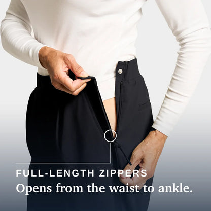 Joe & Bella Black / Everyday Side-Zip Pant for Women #Black