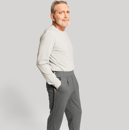 Joe & Bella Everyday Side-Zip Pants #Slate Grey