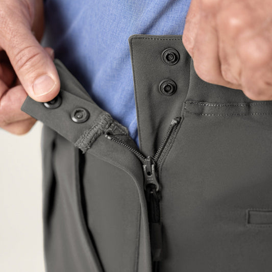 Joe & Bella Everyday Side-Zip Pants #Slate Grey