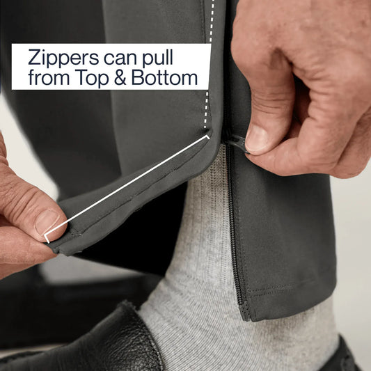 Joe & Bella Slate Grey / Everyday Side-Zip Pants for Men #Slate Grey