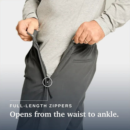 Joe & Bella Everyday Side-Zip Pants for Men #Slate Grey