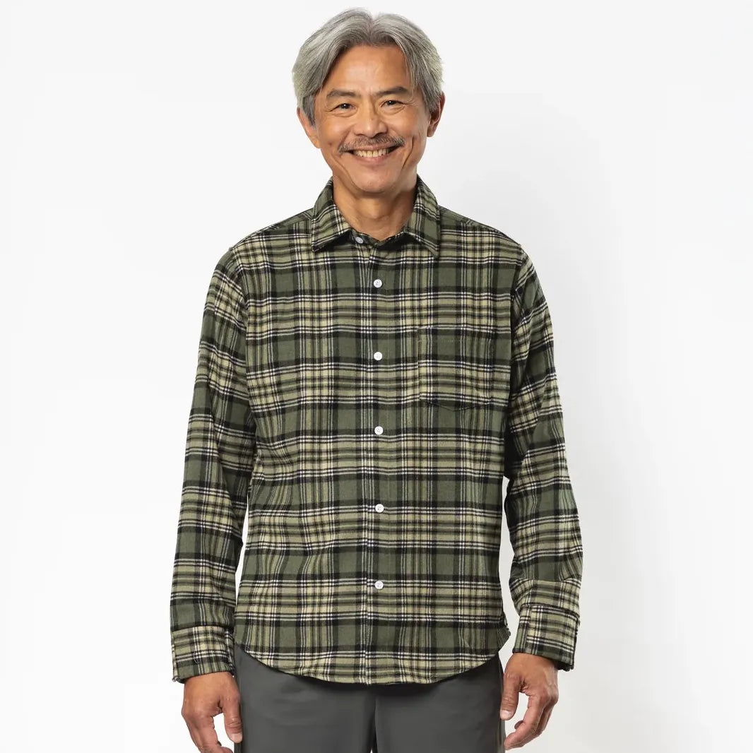 Joe & Bella Green Plaid / S Everyday Magnetic Flannel for Men #Green Plaid