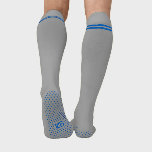 Joe & Bella Big-Grip No-Slip Compression Socks: 3-Pack #Grey