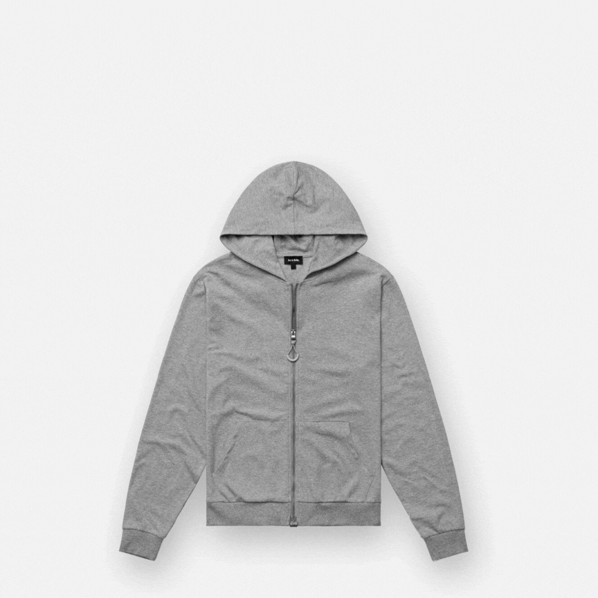 Joe & Bella HoodEase™: The Magnetic-Zip-Up Hoodie  #Heathered Grey