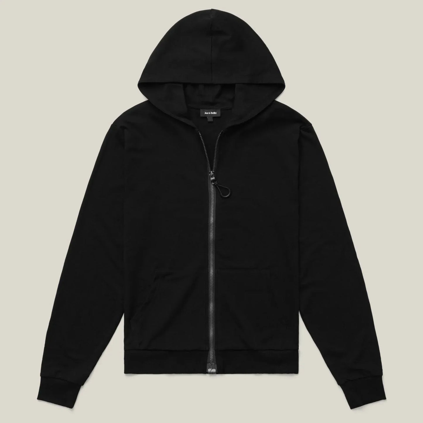 Joe & Bella HoodEase™: The Magnetic-Zip-Up Hoodie  #Black