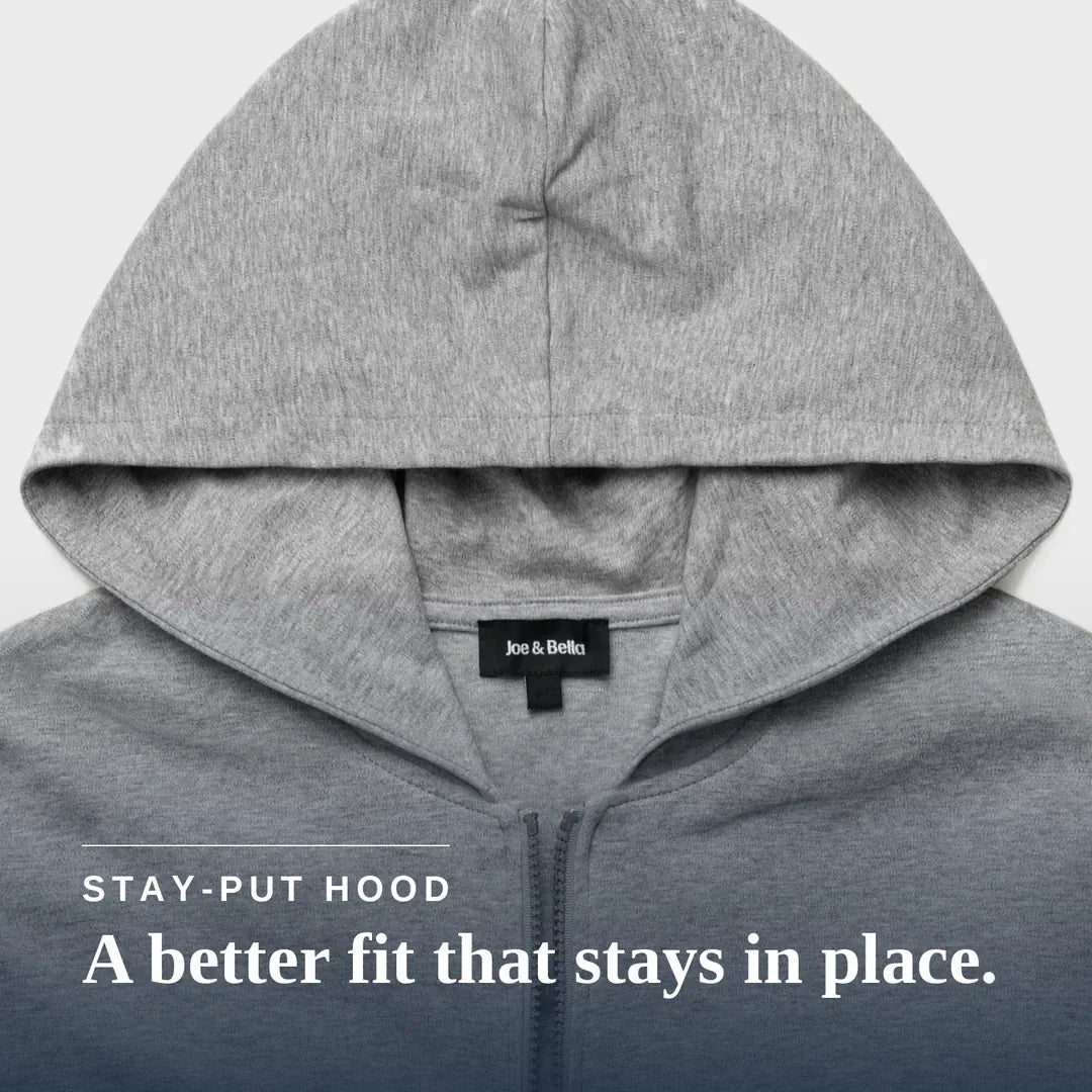 Joe & Bella Heathered Grey / S HoodEase™: The Magnetic-Zip-Up Hoodie for Women #Grey