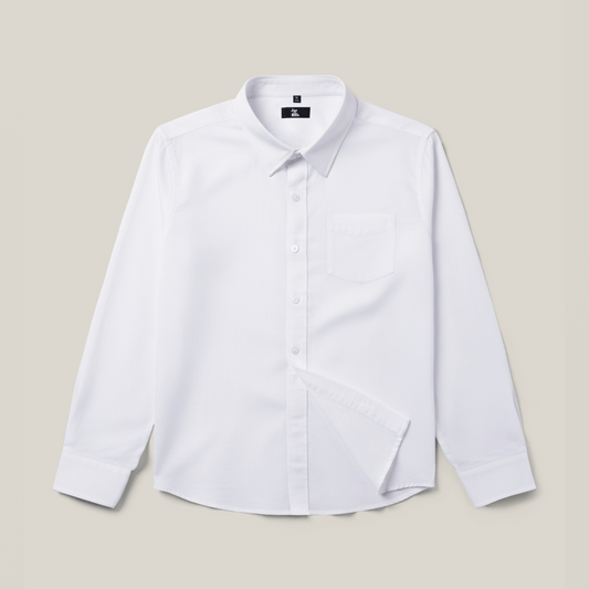 Joe & Bella White / S Magnetic Button-Down for Men | Relaxed-Fit#White